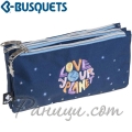 BUSQUETS Несесер с три отделения Love Your Planet 8422829655636 BUSQUETS Несесер с три отделения Love Your Planet 8422829655636